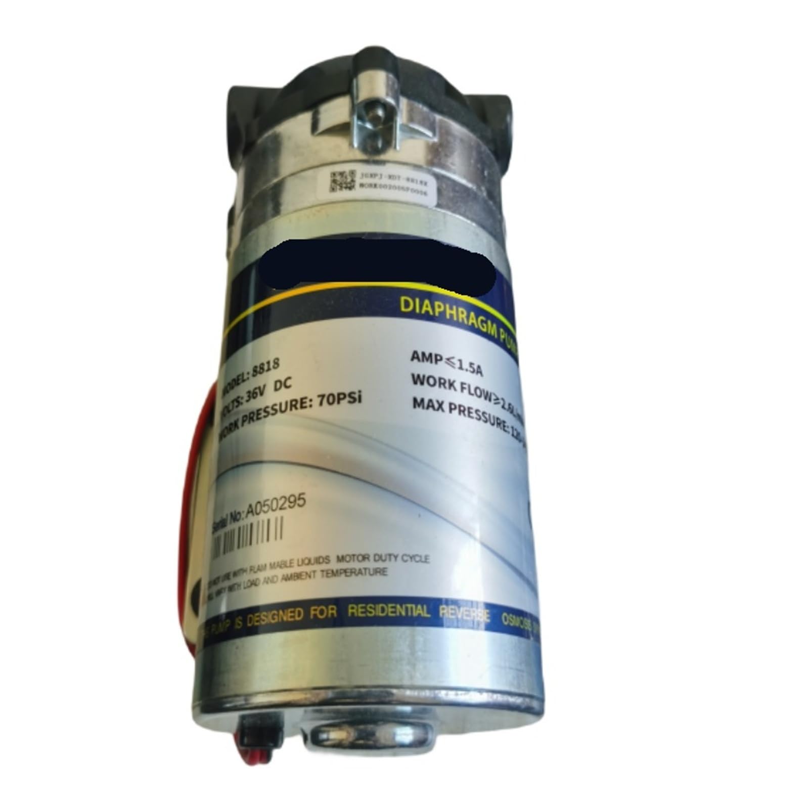 Pompa Booster for Depuratore D'acqua 36V DC 70psi Pompa for Depuratore D'acqua Ad Osmosi Inversa RO 400GPD