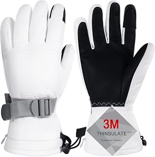 Ski-Handschuhe, Winterhandschuhe, wasserdichte Winter-Ski-Handschuhe, warme, atmungsfähige Schneehandschuhe für Jungen und Mädchen, die im Freien im kalten Winter Sport Treiben