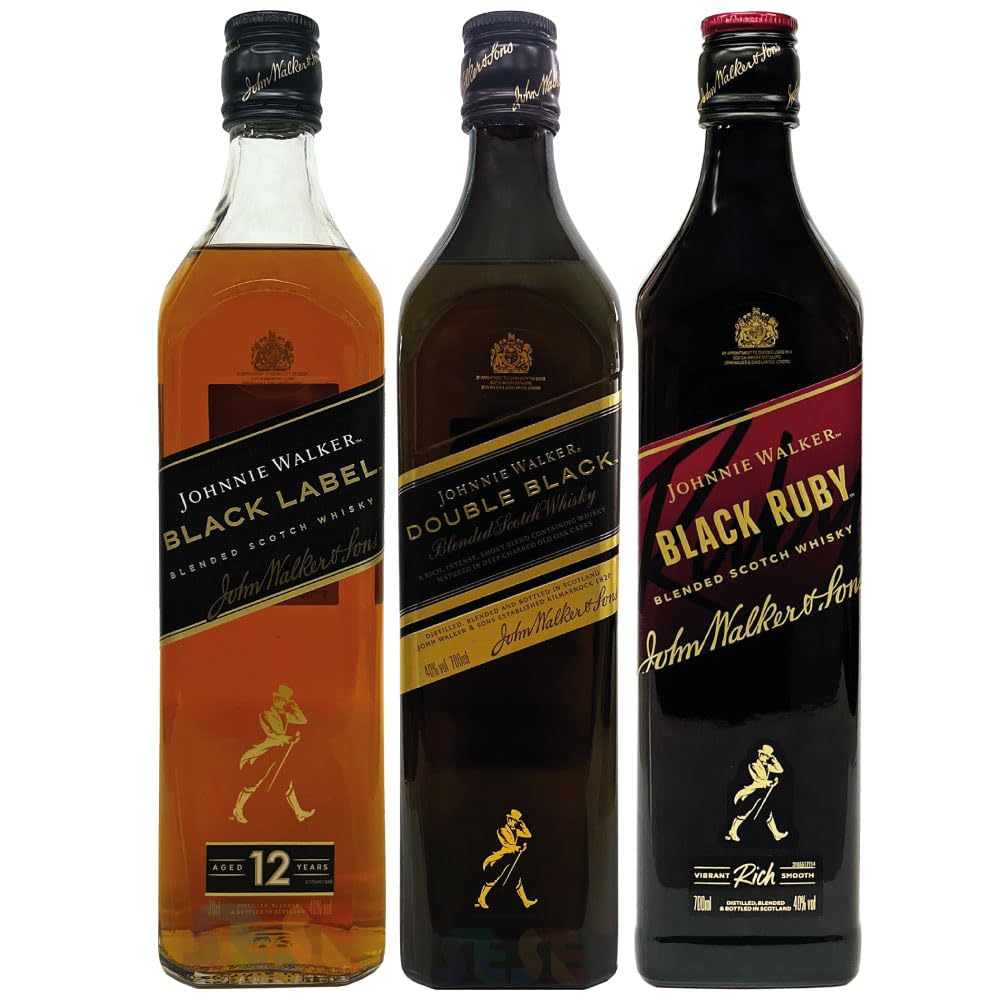 Amazon.co.jp: ジョニーウォーカー ブラックシリーズ 飲み比べ3本