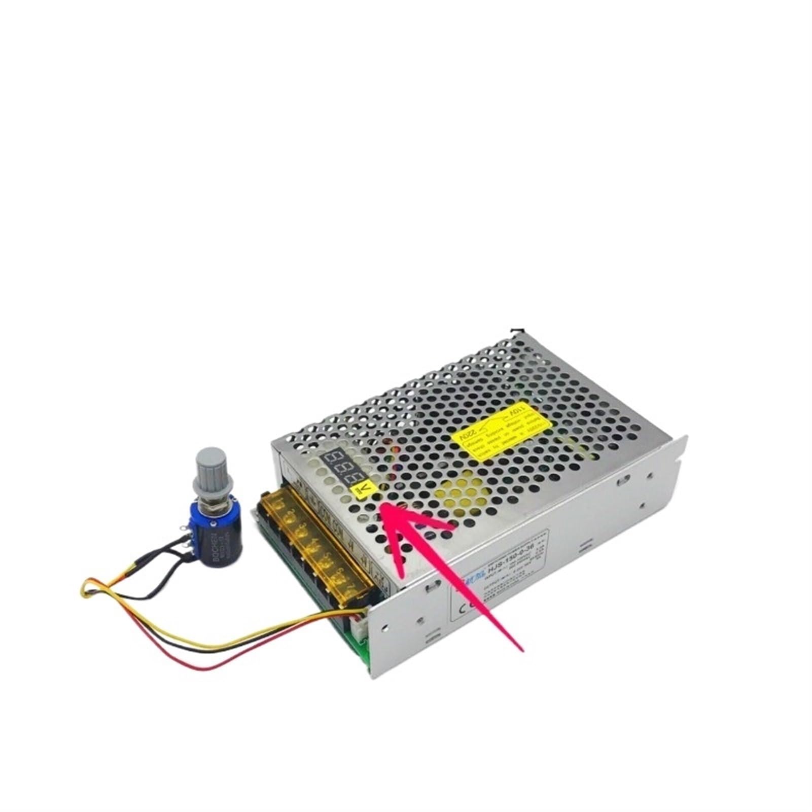Display Digitale AC-DC 12V 24V 36V 10A 4A 6A 2A 150W Alimentatore LED con trasformatore Regolato in Tensione Regolabile(0-24V 6A)