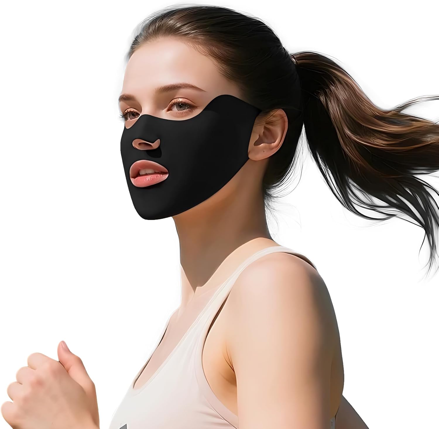 UPF50+ UV Face Mask Breathable Washable Sun Protection Face Shield Mask For Women Cycling Running Driving