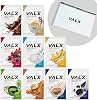 VALX Bulk Whey Protein, Individually Wrapped, Trial, Set of 9 Types with Case Chocolate, Berry, Banana, Royal Milk Tea, Cafe Ole, Yogurt, Matcha, Caramel Macchiato, Cookie & Cream, Whey Protein, WPC