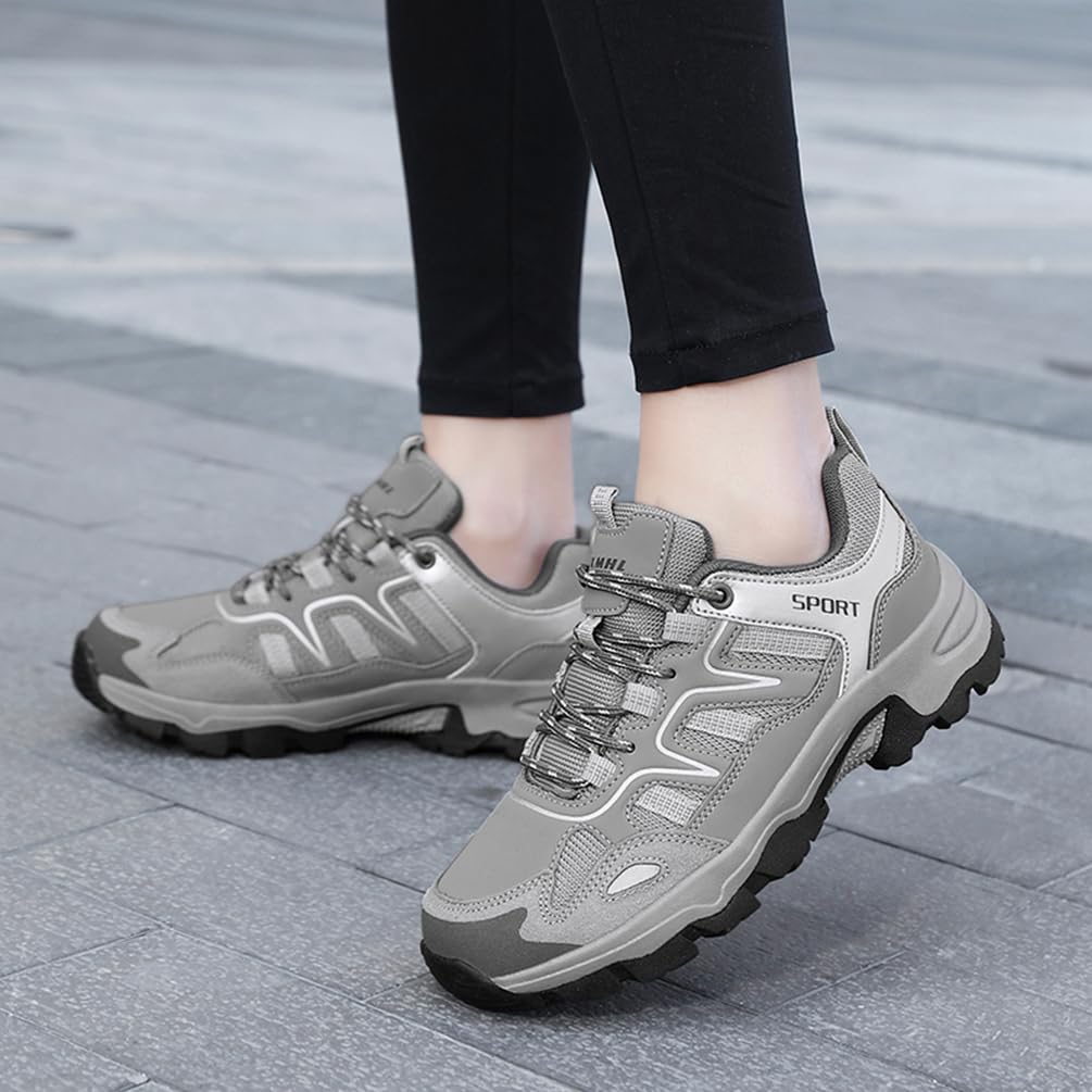 Wanderschuhe Herren Damen Wasserdicht Leicht Wanderstiefel Outdoorschuhe rutschfeste Kletterschuhe Wanderhalbschuhe Atmungsaktiv Trekking Hiking Schuhe (Was-A18, 43EU)