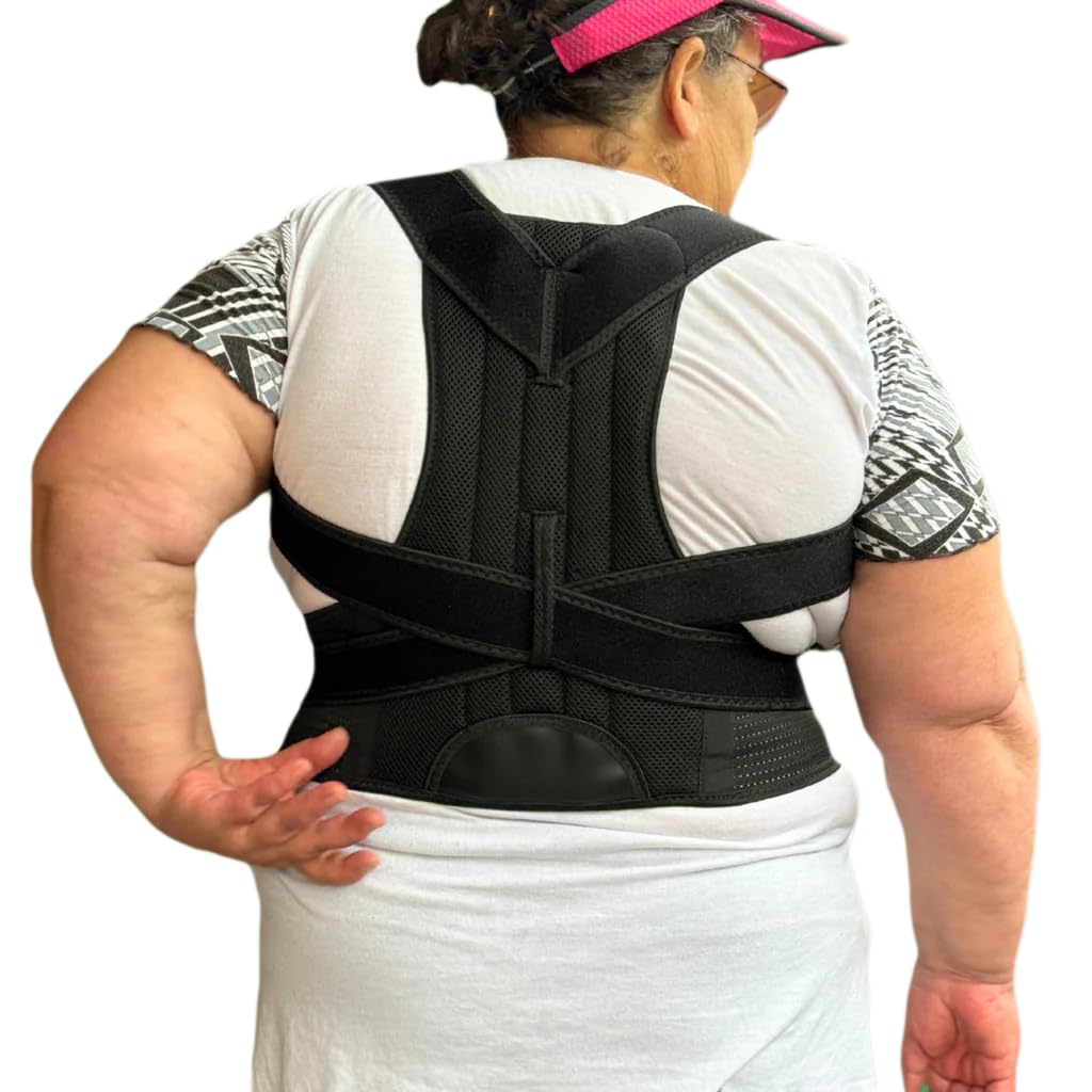Lumbowrap® - The Plus-Size Posture Corrector For Big People With Ongoing Back Pain Who Can't Walk Or Stand For More Than A Couple Of Minutes (3XL)