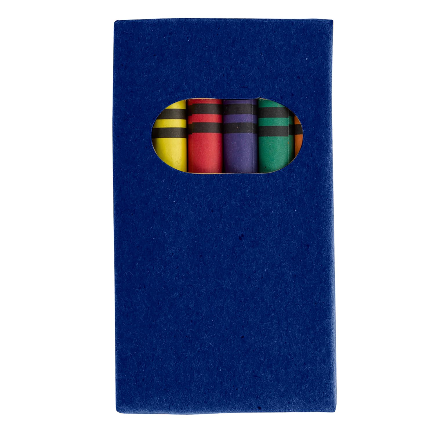 PromotionPros Coloring Crayons in Bulk with Company Logo Customize with a Personalized Message Or Image $1.01 Each - Sold in Pack of 250-Blue