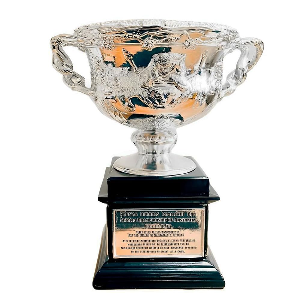 Réplica del Mini Trofeo de Tenis Masculino del Abierto de Australia de 6,3 Pulgadas,Trofeos de Campeones del Grand Slam,Coleccionables y Recuerdos,Adornos para la Oficina y EI Hogar Regalos