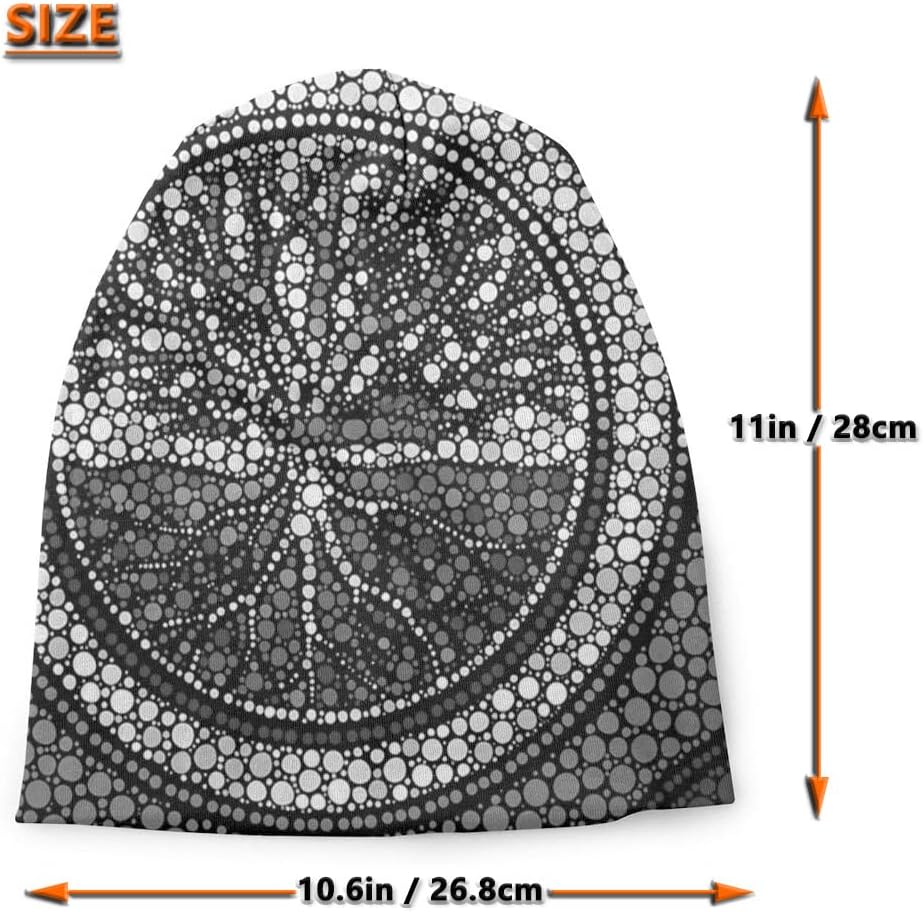 Viking Symbol Skull Cap, Nordic 3D Full Print Set Head Cap Fall&Winter Unisex Fashion Street Beanie Hats&Hip-Hop Hat