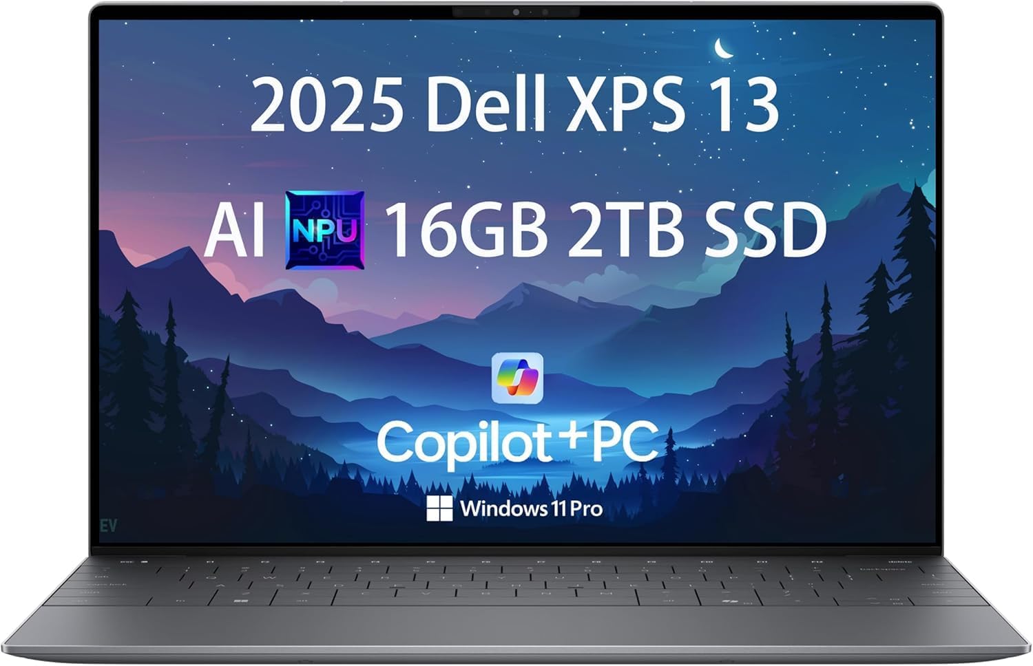 Dell XPS 13 9345 Laptop, Copilot+ AI PC (13.4" FHD+ 120Hz, Qualcomm Snapdragon X Elite, 16GB DDR5, 2TB SSD, 12-Core (> Intel i7-1355U)), Thin & Light, 27-Hour Battery, Wi-Fi 7, IR Webcam, Win 11 Pro
