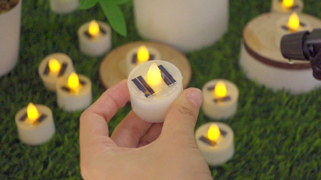 Amazon.com: Kittmip 36 Pcs Solar Tea Lights Bulk Outdoor