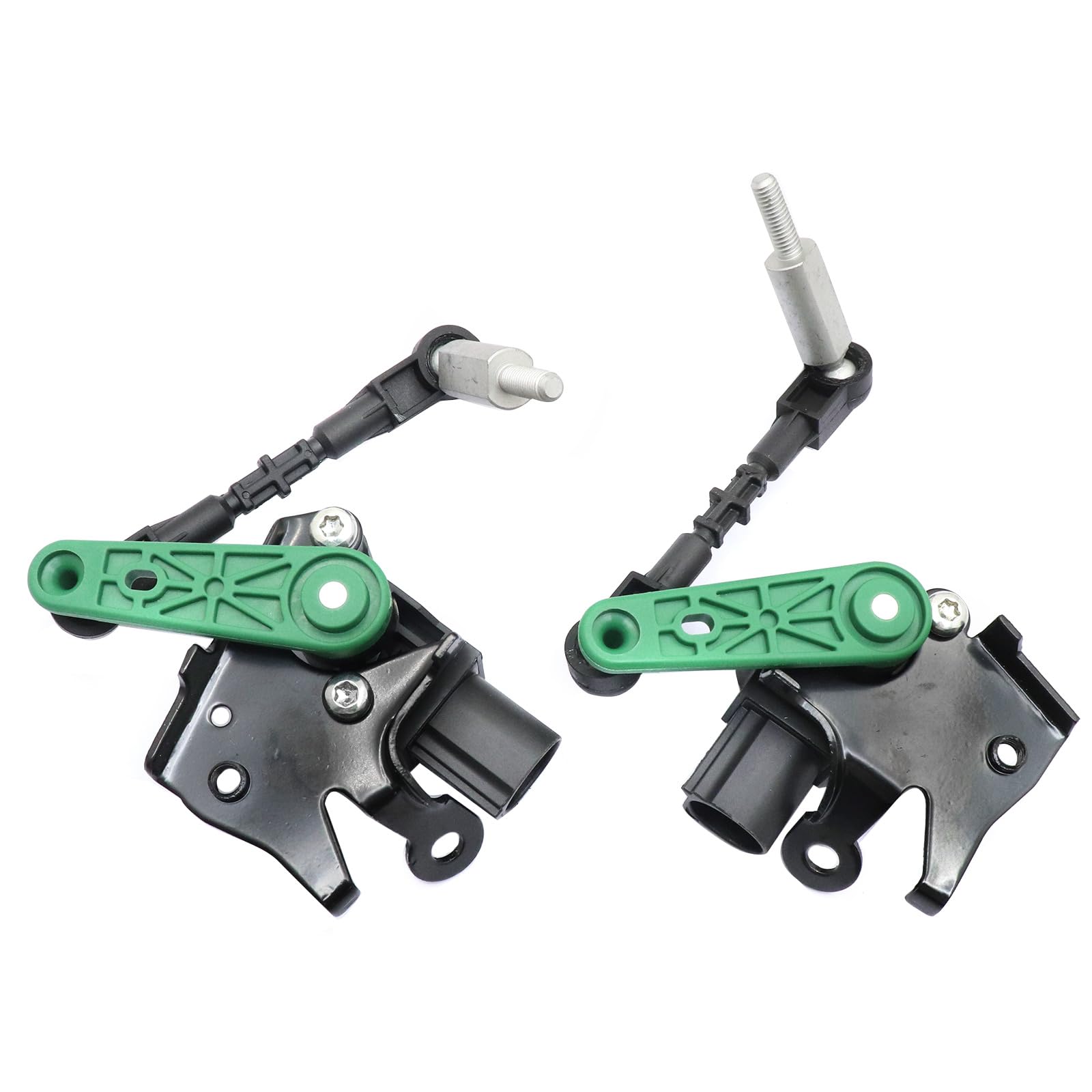 2x Niveausensor Mit Luftfederungsgestänge 4-polig Vorne Links Rechts Kompatibel mit Audi A6 Avant 4G5 C7 A7 Sportback 4GA 4GF A8 4H2 4H8 4HC 4HL 2010-2018 4H0941285G