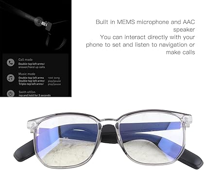 Amazon.co.jp: [xuuyuu] スマートグラス Bluetoothグラス オーディオ