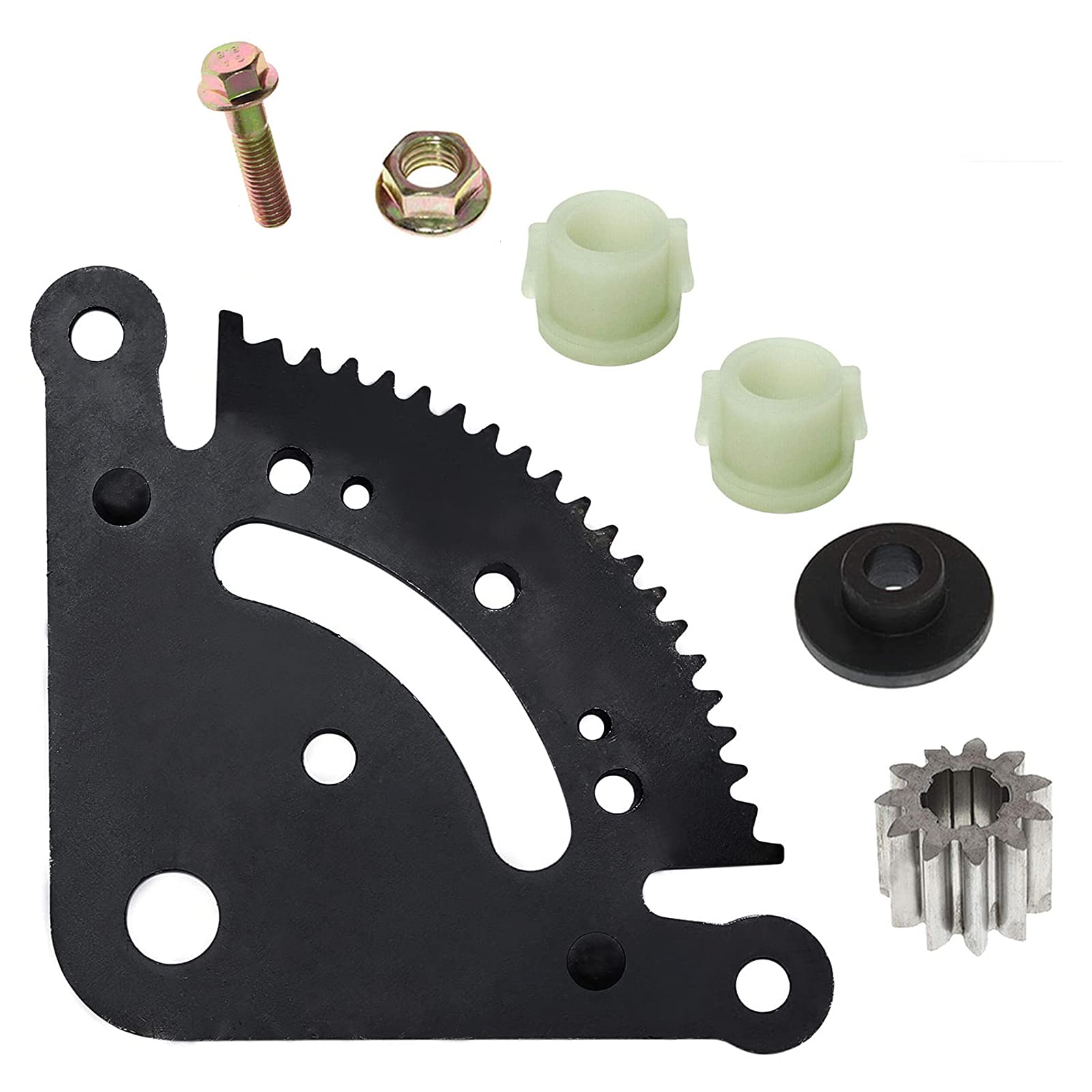 Steering Sector and Pinion Gear Kit with Bushings for John Deere D130 D140 D150 D160 D170