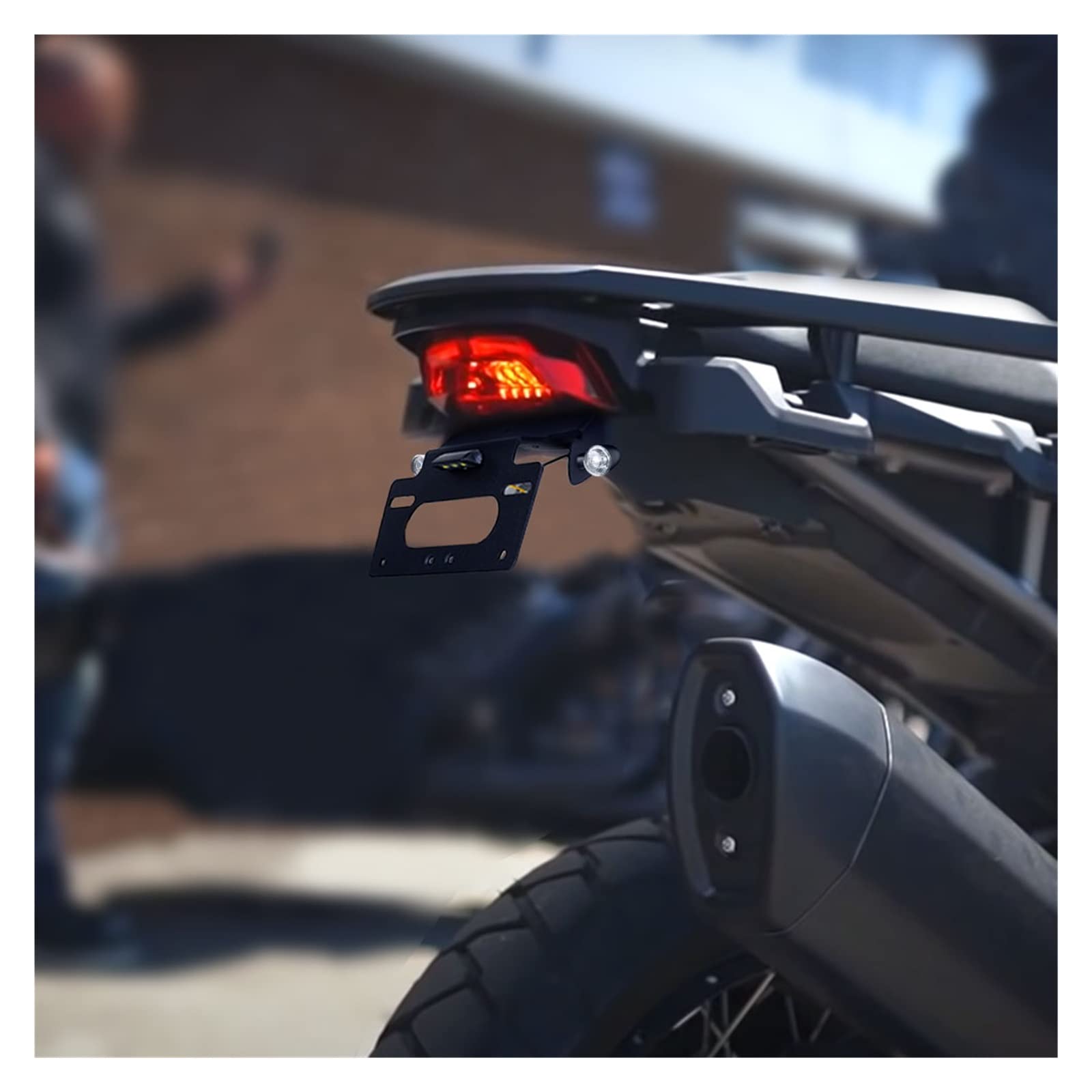 Support De Plaque D'immatriculation Arrière Pour Moto Harley Pan America 1250 - Aluminium CNC, Sans Réflecteur