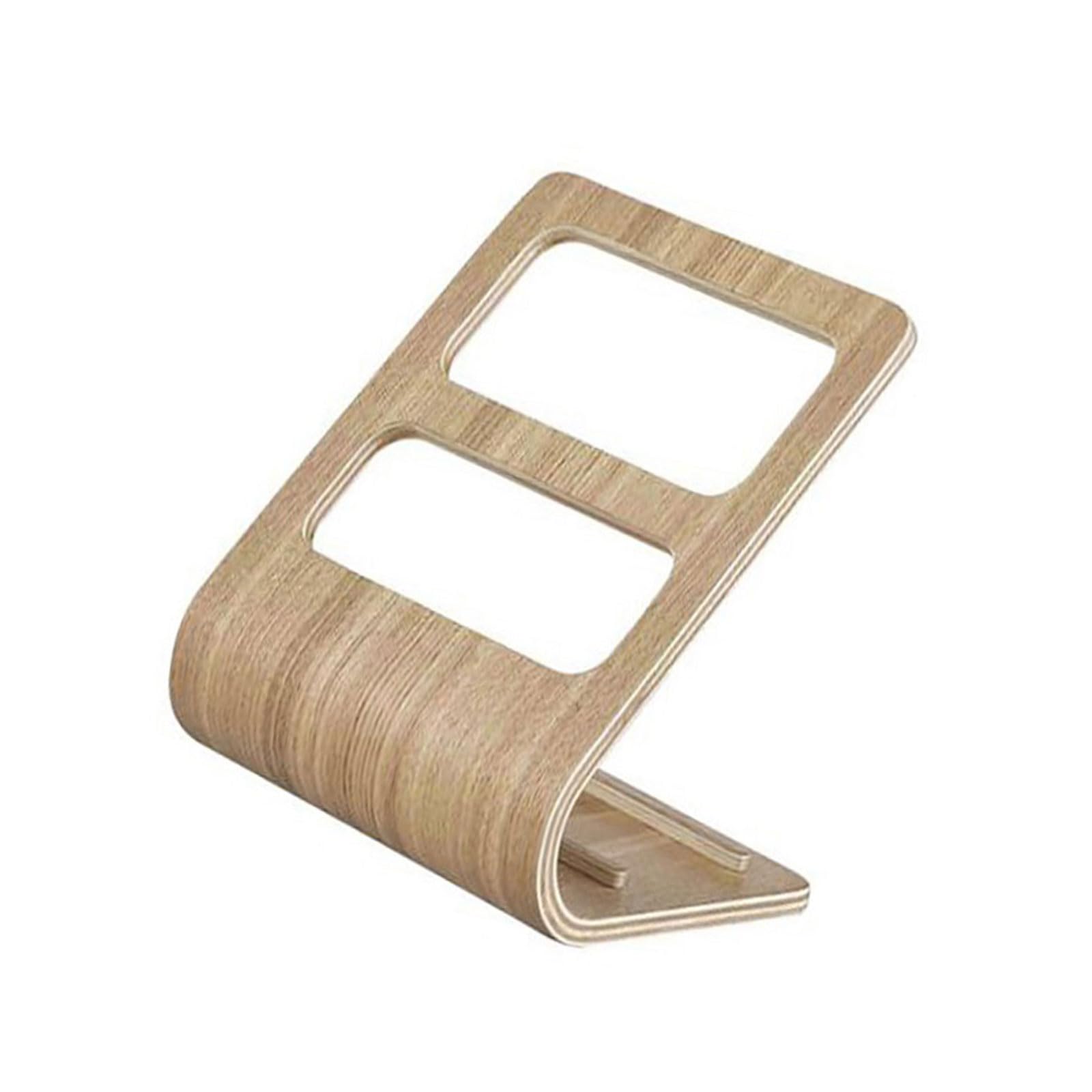 Keep Multiple Remotes Neatly on Table or Shelf Wooden Remote Control Organizer Storage Rack Remote Control Storage Rack
