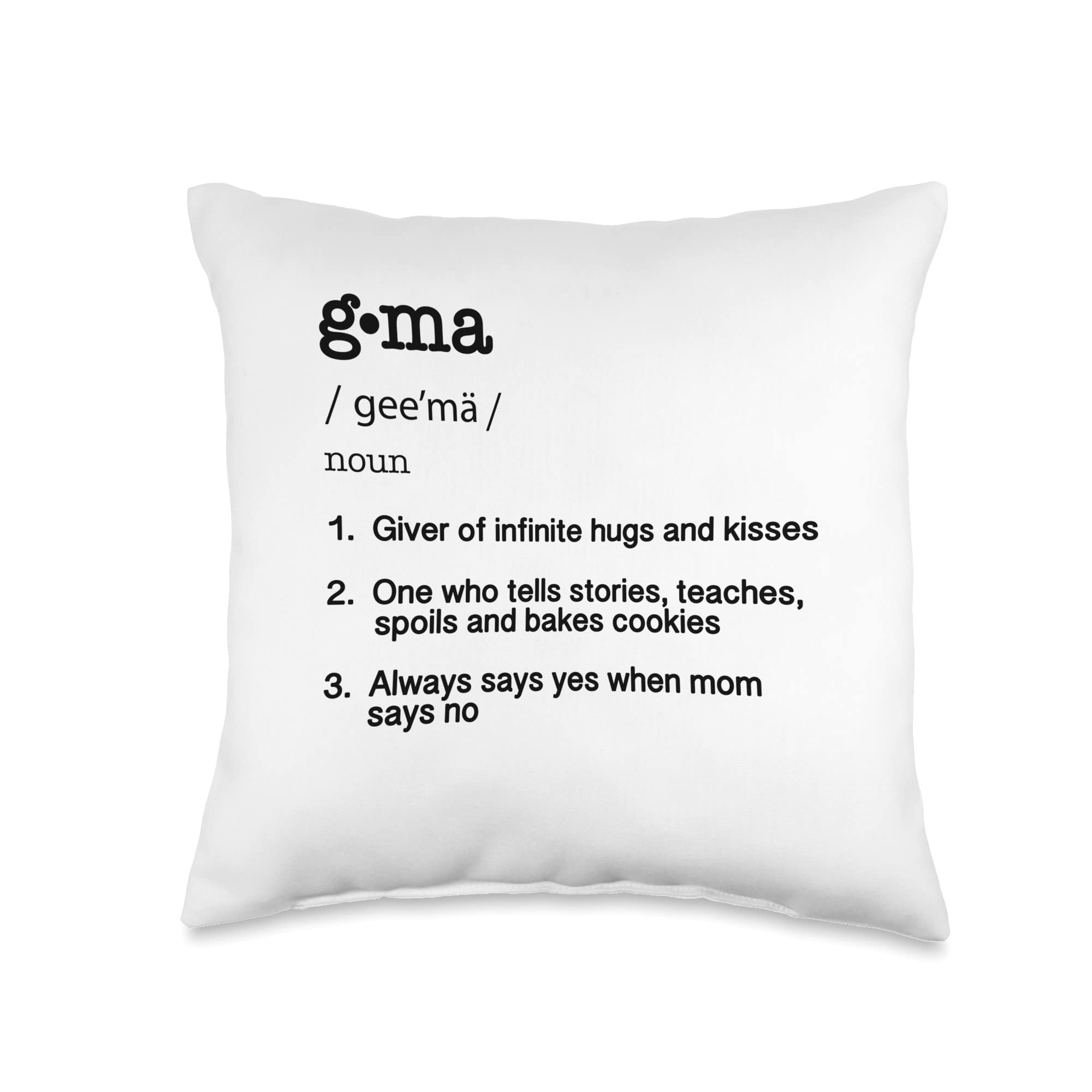 G-Ma Definition Throw Pillow, 16x16, Multicolor