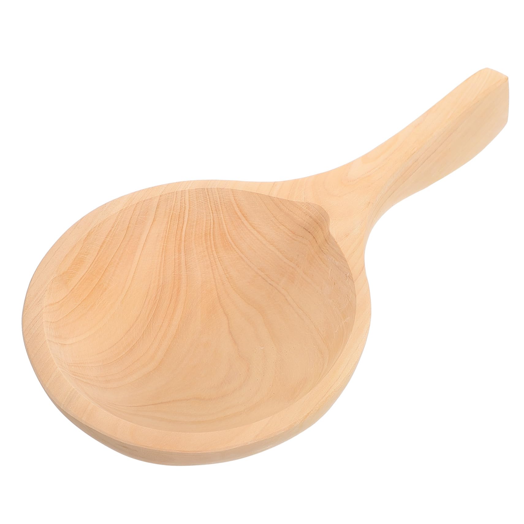 Alipis Cucharón de Agua de Madera Diseño Único, Utensilio de Cocina Práctico y Ahorrador, Adecuado para Cantinas y Hoteles