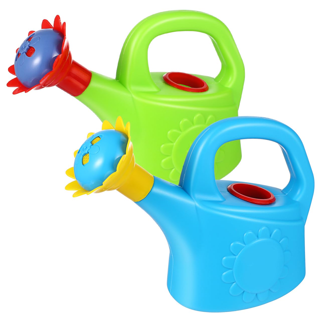Housoutil Watering Can Bath Toys, Plastic Chicken Jug for Garden Beach Sand Play, Sensory Sprinkler Pouring Pot, Paddling Pool Accessories, Watering Cans Toy (Random Color)