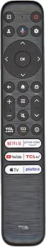 Dans Originals OEM RC923 FMB2 Motion Backlight + Voice for TCL Google TV Smart Remote Control | 65QM851G | 75QM851G Q Class 4K UHD HDR QD-Mini LED Smart TV with Google TV 21001-000121