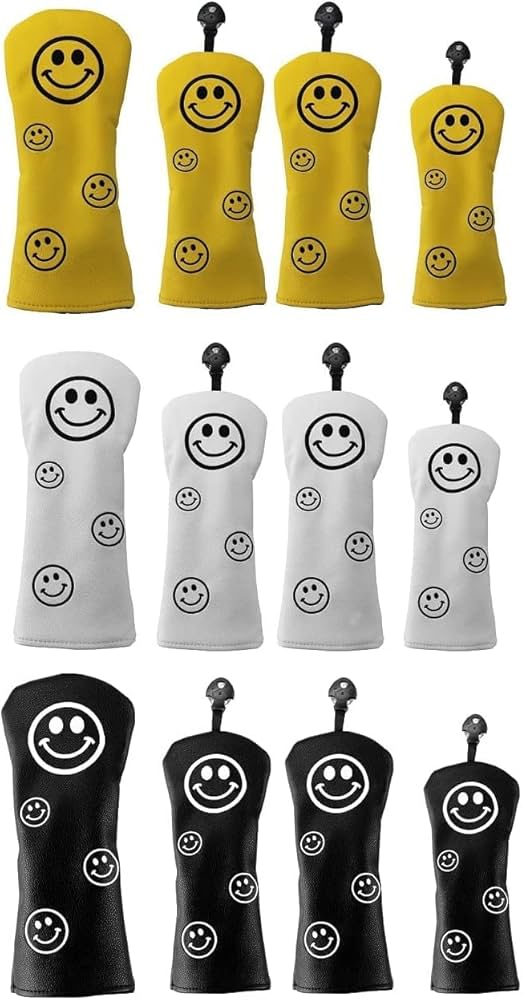 【新製品4点セット】テーラーメイドシンプルユニセックスゴルフクラブカバー 白色 新製品4点セット】テーラーメイドシンプルユニセックスゴルフ