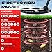 RipTic Metal Detector for Adults with Pin Pointer - Waterproof Metal Detector, Pinpointer with 5 Modes, Headphones, Bag, Dagger,Adults Professional, Beach, ip68 Coil,Gold Detector