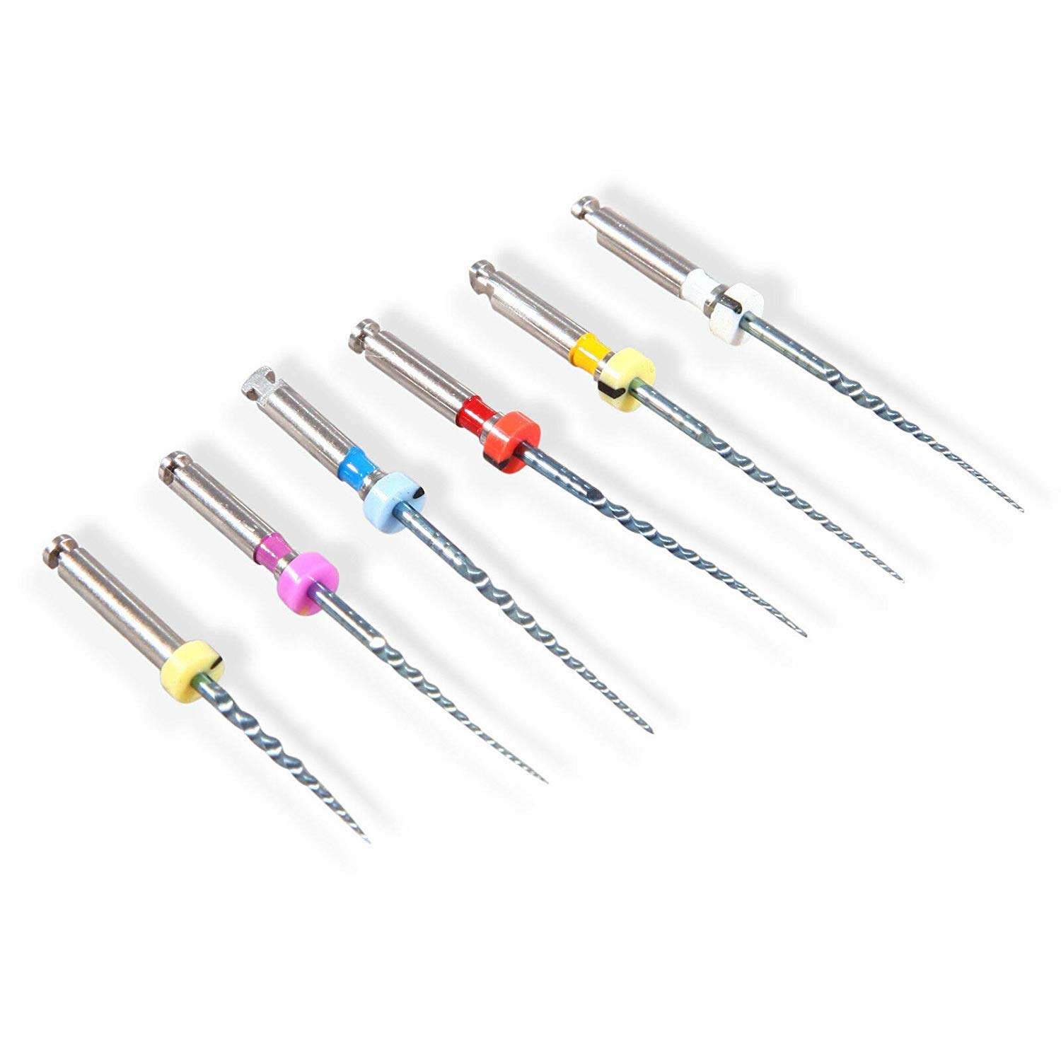 6 Lime Endodontiche In Nichel-Titanio (NITI) Per Canali Radicolari - 19mm NX