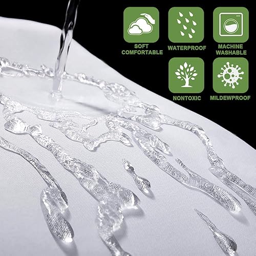 Miniatura 4 de Juego de cortinas de ducha de Halloween para baño, diseño de monja aterradora 2 Conjuring The Nun II con temática de película de terror, decoración