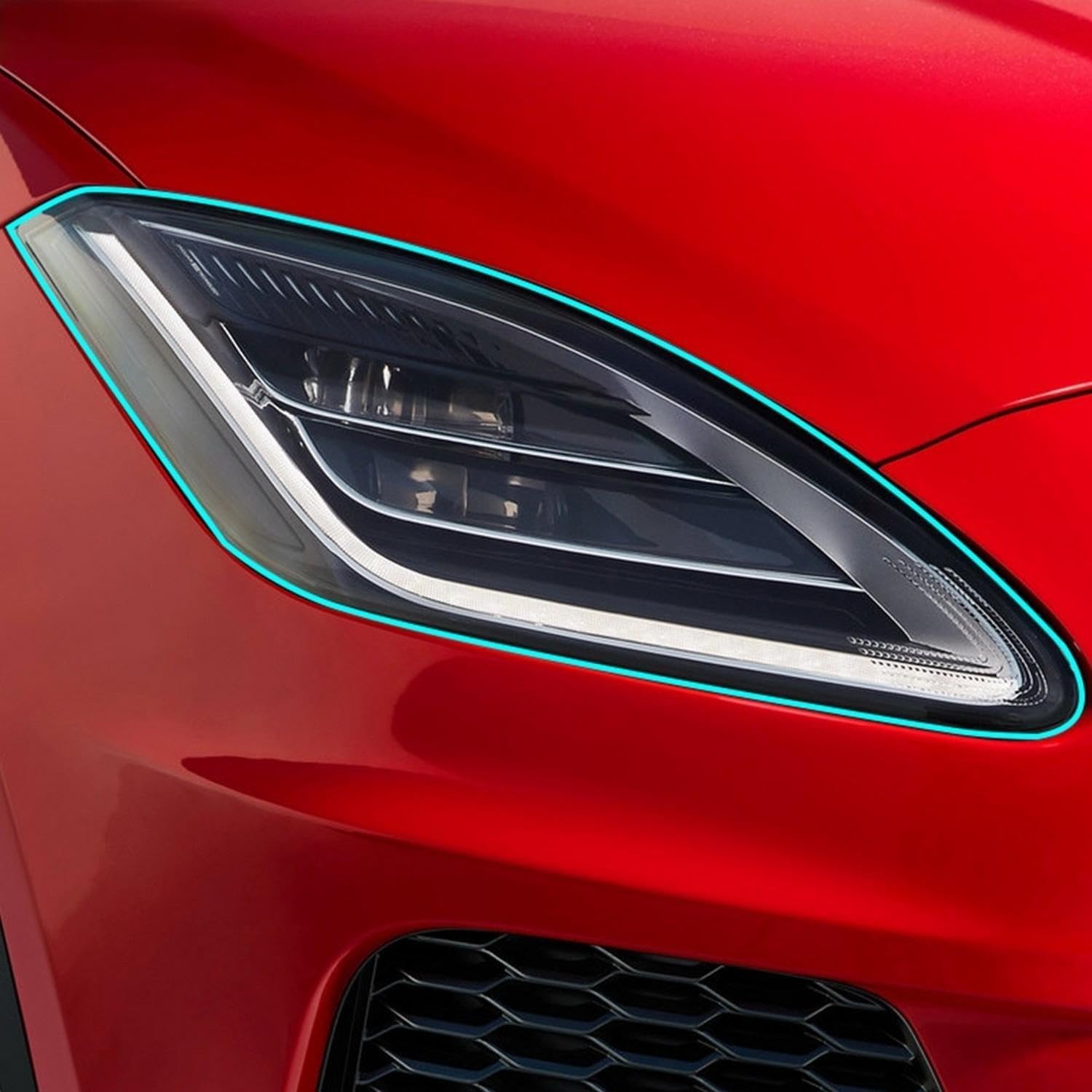 Film protection phare voiture TPU Jaguar E-Pace F-Pace F-Type I-Pace autocollant