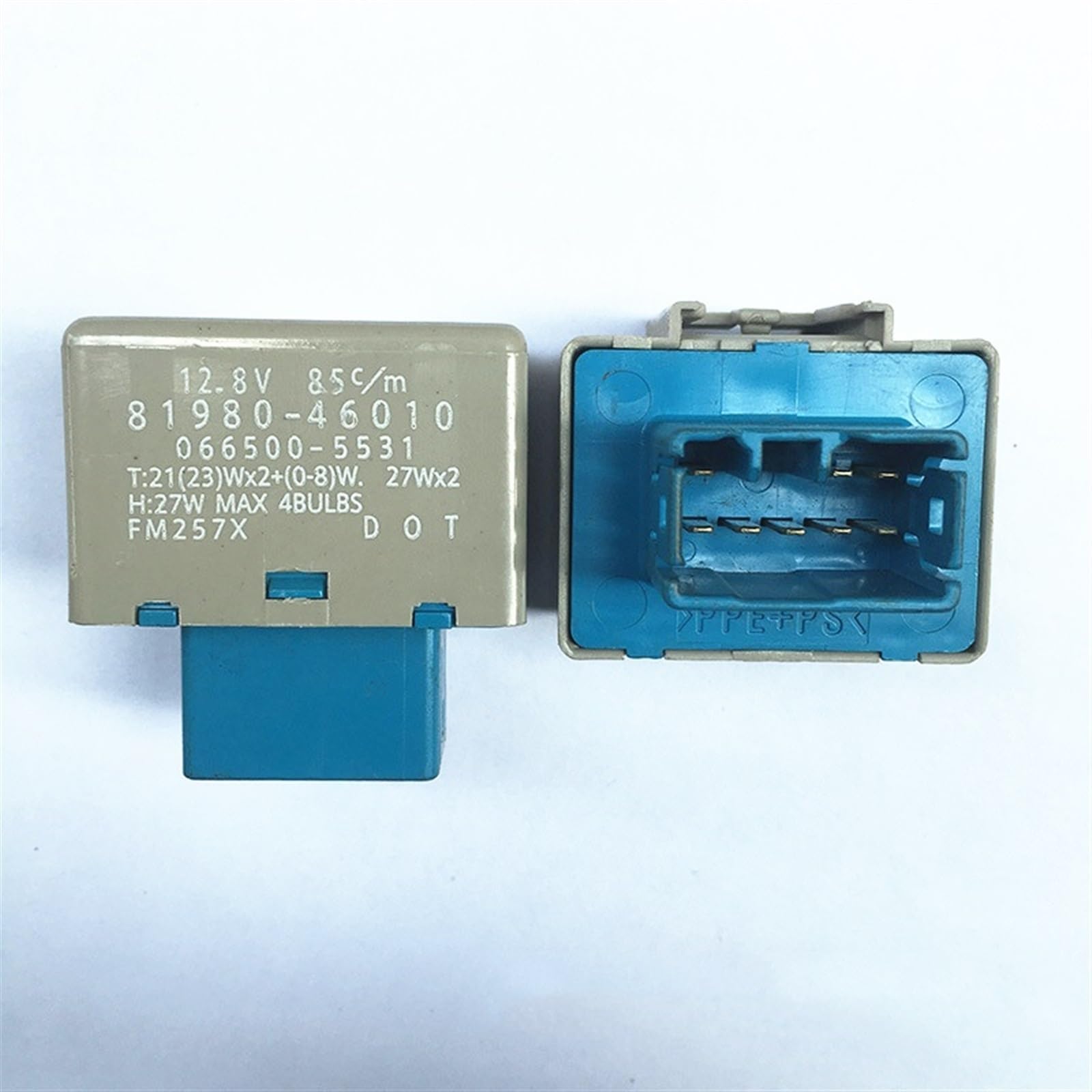 Aqhyebnsr One Color 1Pcs Automotive Flasher Relay 81980-46010 066500-5531 8-Pin 12V