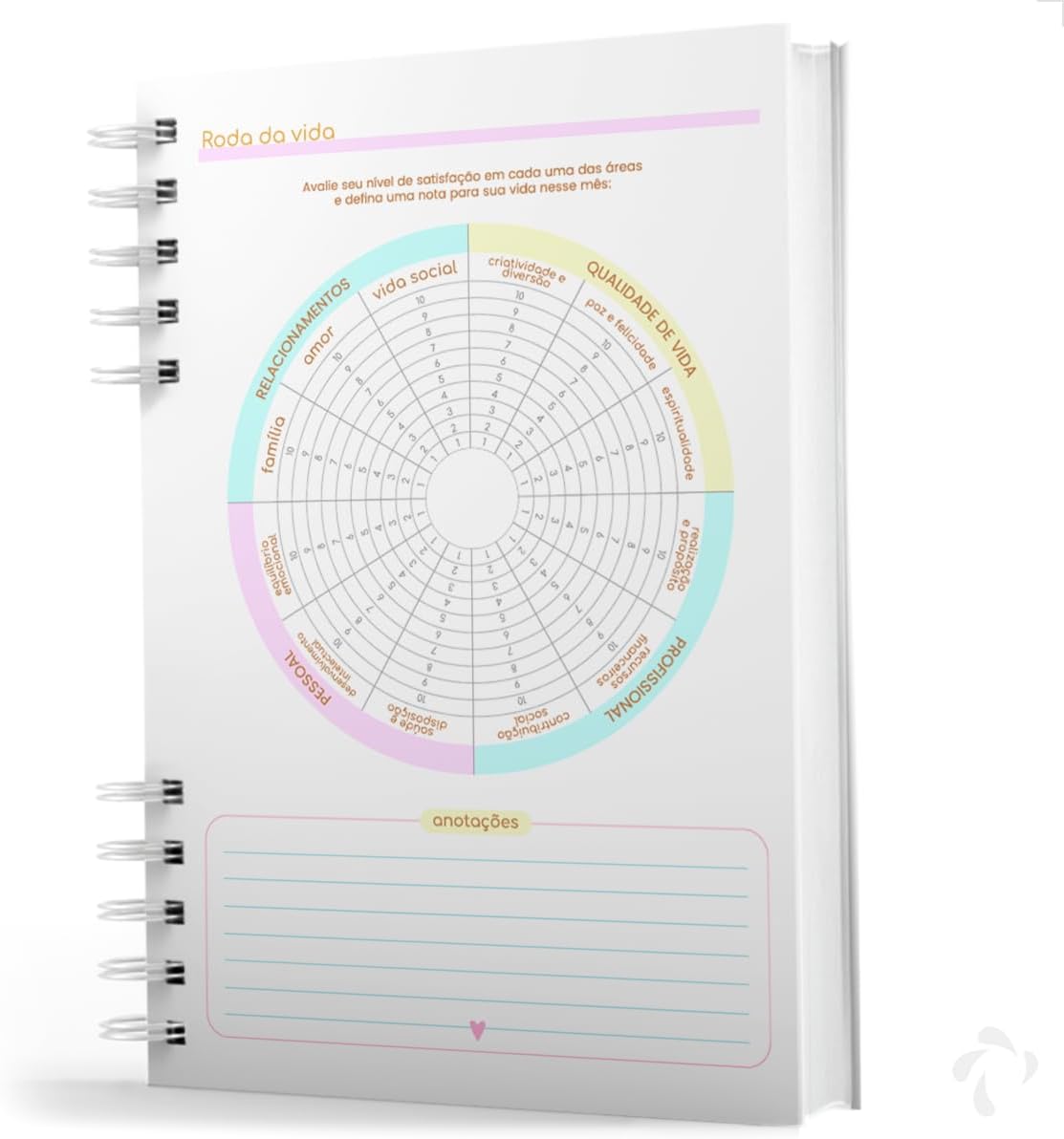 Planner 2026 - Hi Hello - Visão Mensal E Semanal