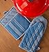 DII CAMZ36498 Cotton French Stripe Pot Holders with Pocket, 9 x 8