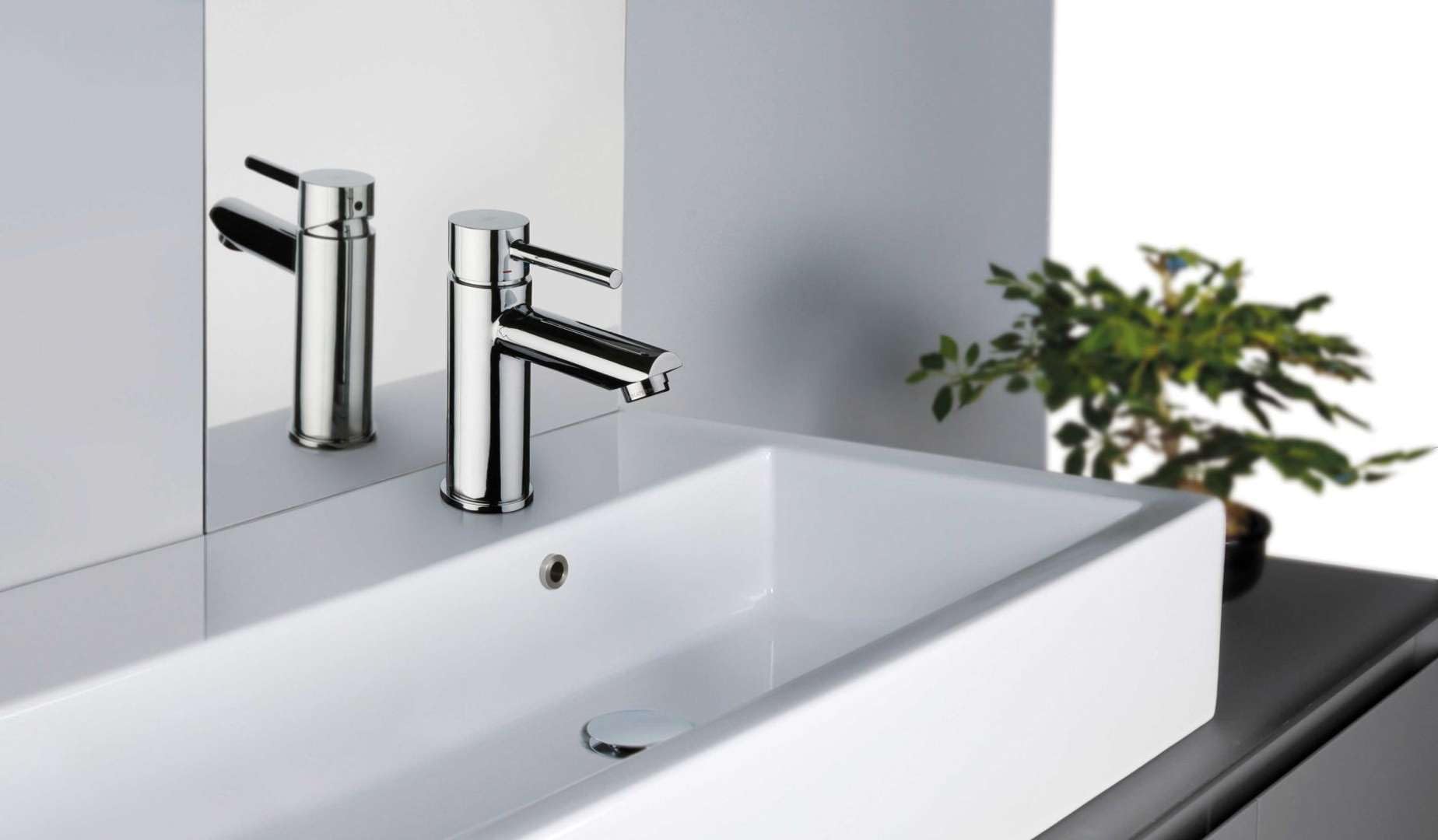 Paffoni SK075HCR Stick Miscelatore lavabo completo cromato con scarico automatico 1”1/4