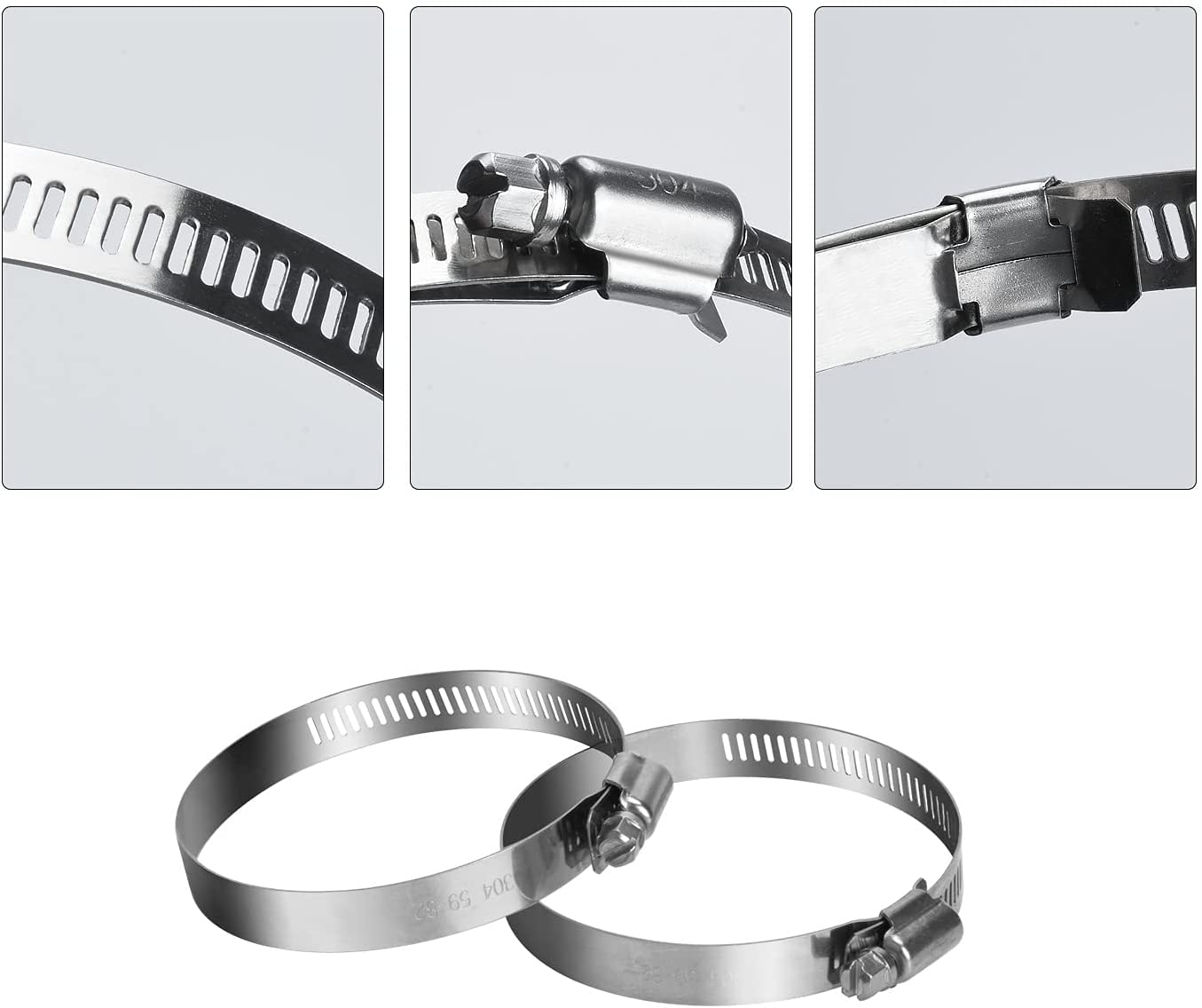 ORBIT Edelstahl - Schlauchklemme 16 x 22mm mit Schneckengew. | sibDH133