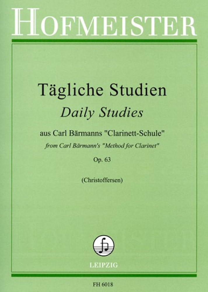 ベールマン: Op.63からの日々の練習曲/ホフマイスター社