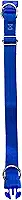 Coleira Para Cachorros Reforçada, N.1, Coleira Ajustável de 29 até 52cm,Dupla Simples,Passeio e Viagem,Confortável e Resistente,Azul