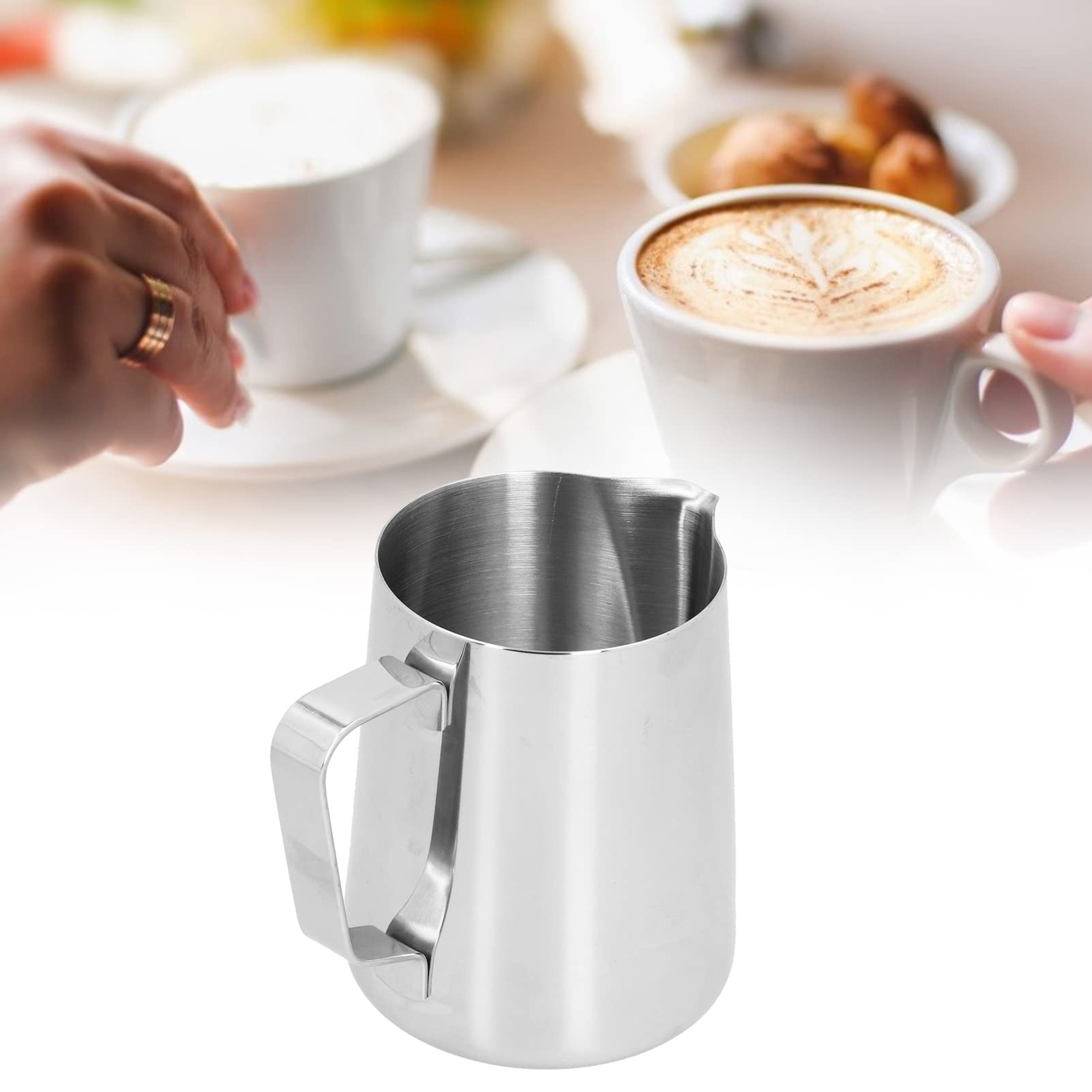 APS 10361 Universal Milk Tin Jug Stainless Steel Powder Coated 0.5