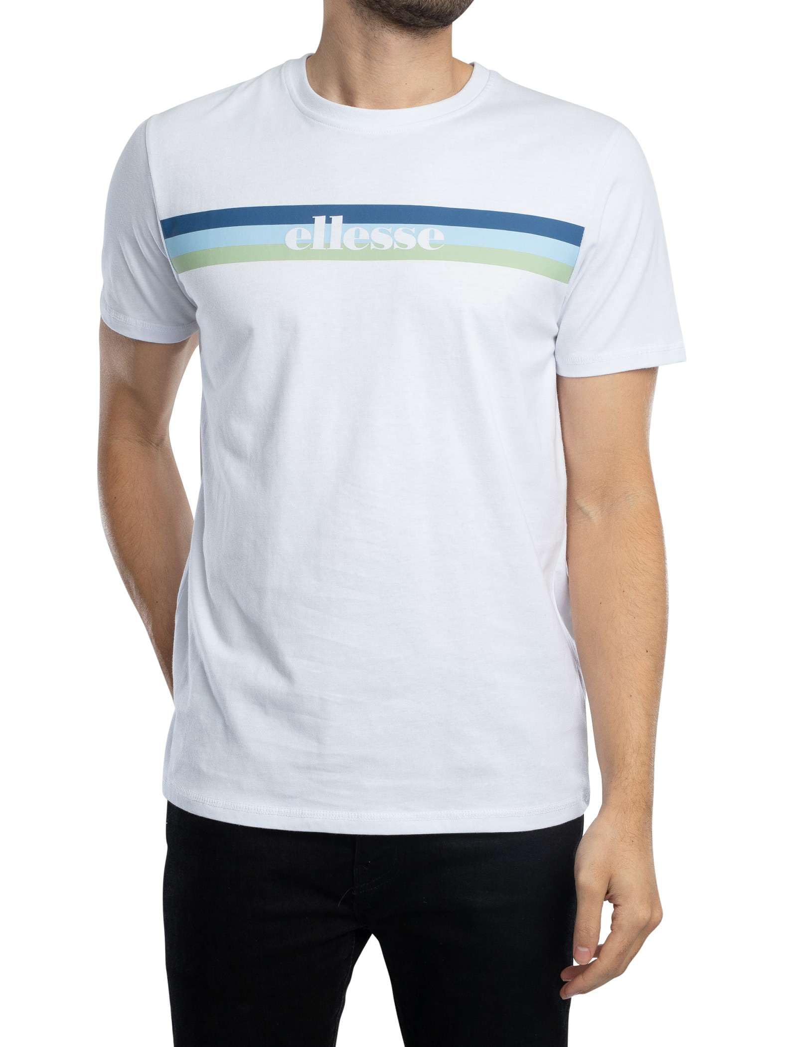 Ellesse Men's White Giacomo T-Shirt, L