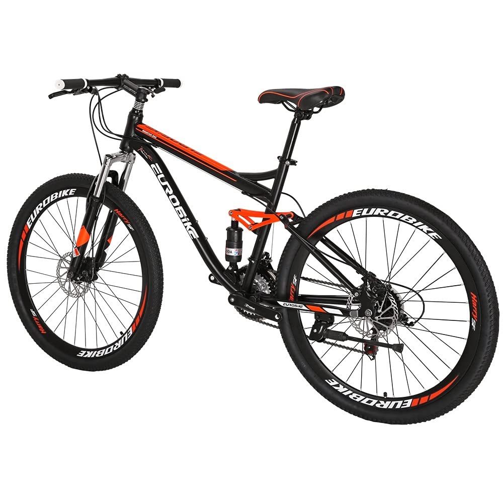 Eurobike Dual suspension Mountain Bike 27.5 Inches Wheel Mens Mountain
