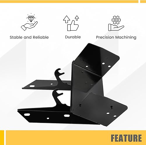 Miniatura 4 de KUAFU Soporte de montaje para radio de carenado delantero compatible con Harley Touring Road Glide FLTR 1998-2013 Reemplazo para 7708-98, 77078-98,