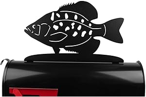 Fish Mailbox Topper for Outdoor Charm and Coastal Vibes