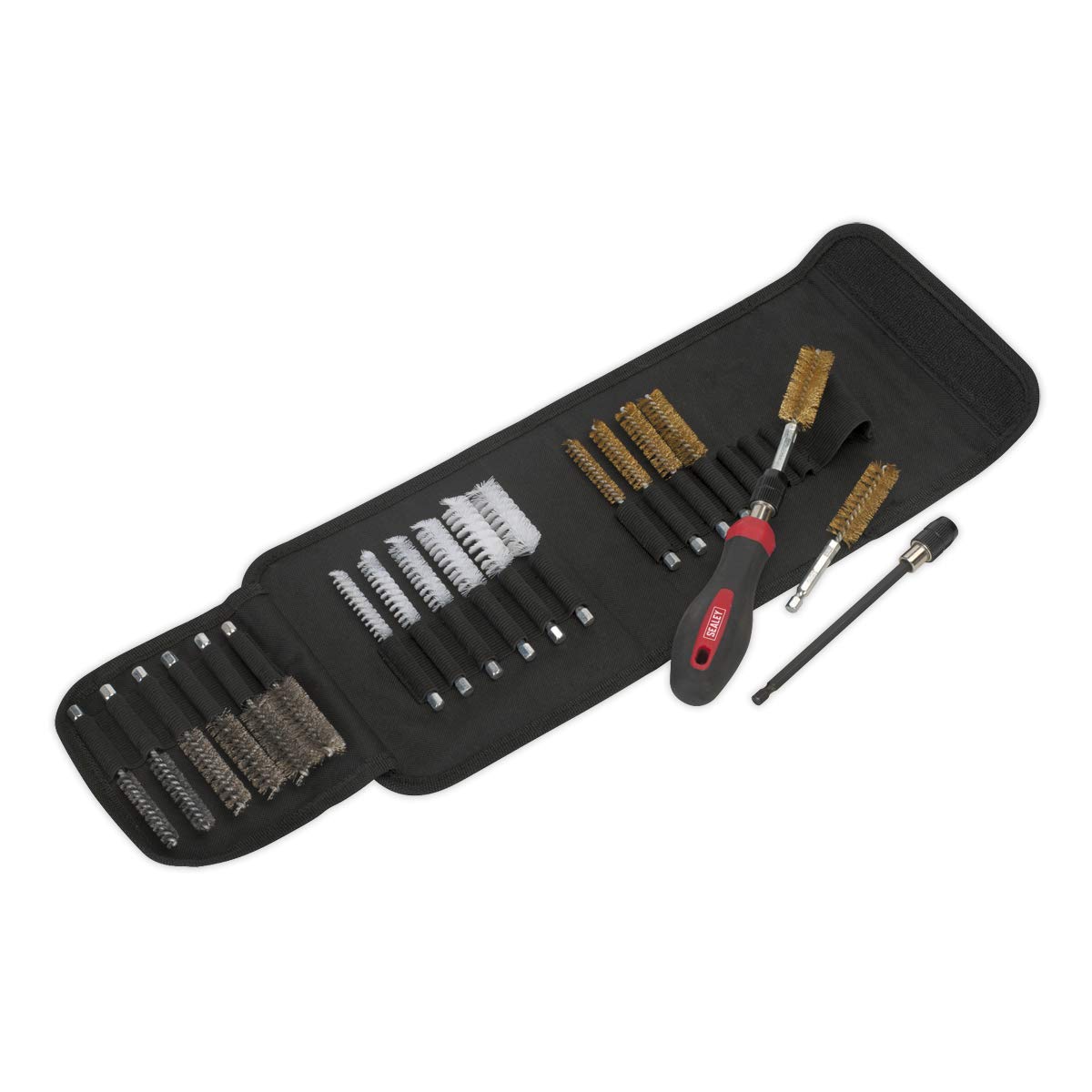 Sealey Cleaning & Decarbonising Brush Set 20 Piece Decarbonising Brush VS1800