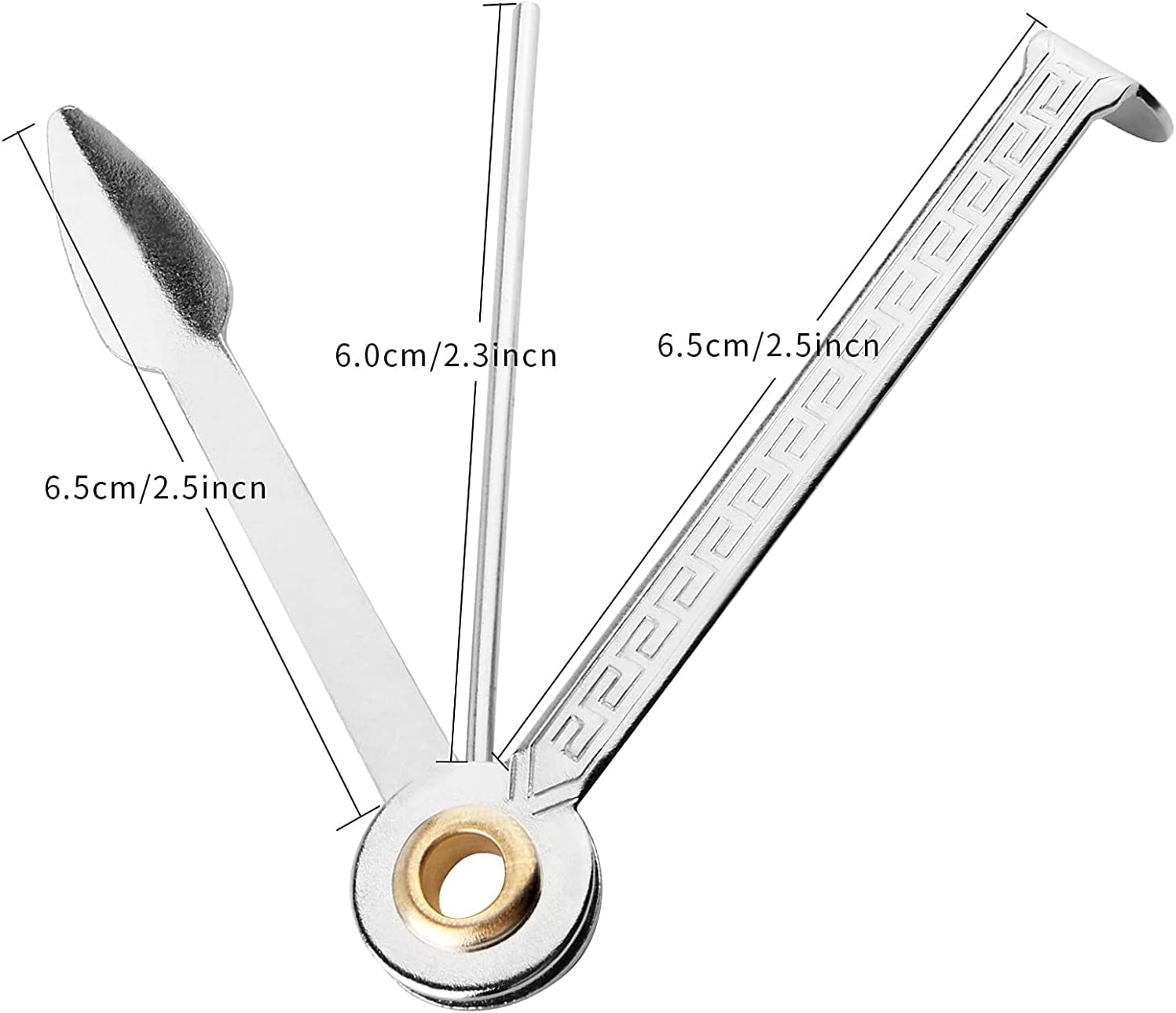 8pcs Stainless Steel 3 In1 Smoking Tobacco Pipe Reamers Tamper Cleaner Cleaning Tool for Hookahs Pipe Water Pipe image 2