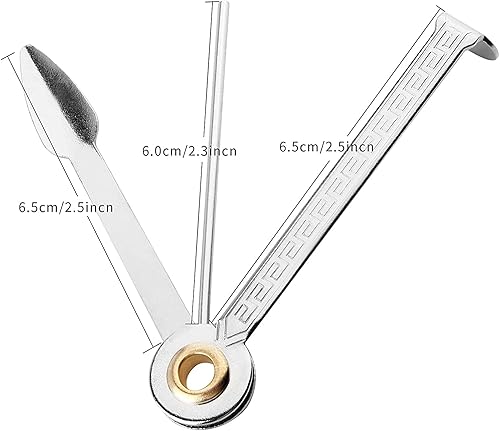 Miniatura 9 de 5 piezas de acero inoxidable 3 en 1 escariadores de pipa de tabaco para fumar herramienta de limpieza para pipas de agua