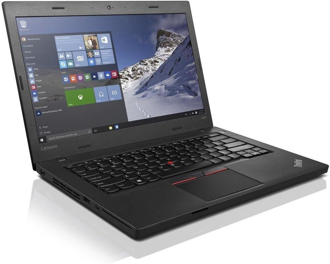 ThinkPad L460 14" FHD High Performance Business Laptop, Intel Core i5-6300u 2.4 Ghz, 512GB SSD, 8 GB RAM, 802.11ac WiFi, Bluetooth, Mini DisplayPort/VGA, USB 3.0, Fingerprint Reader, Win 7 Pro