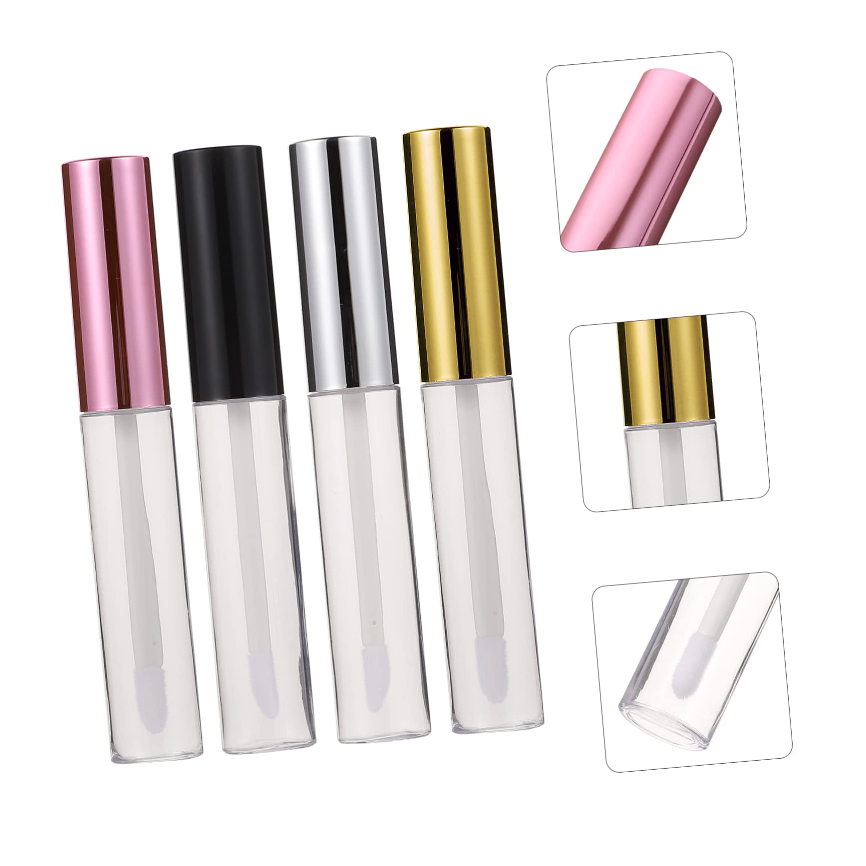 Tubetti di Lucidalabbra da Viaggio 10ml Abs 40 Pezzi | Eye Shadow e Lip Gloss, Forma Unica, Ricaricabili e Perdite, per Borsa o Creazione Fai da Te