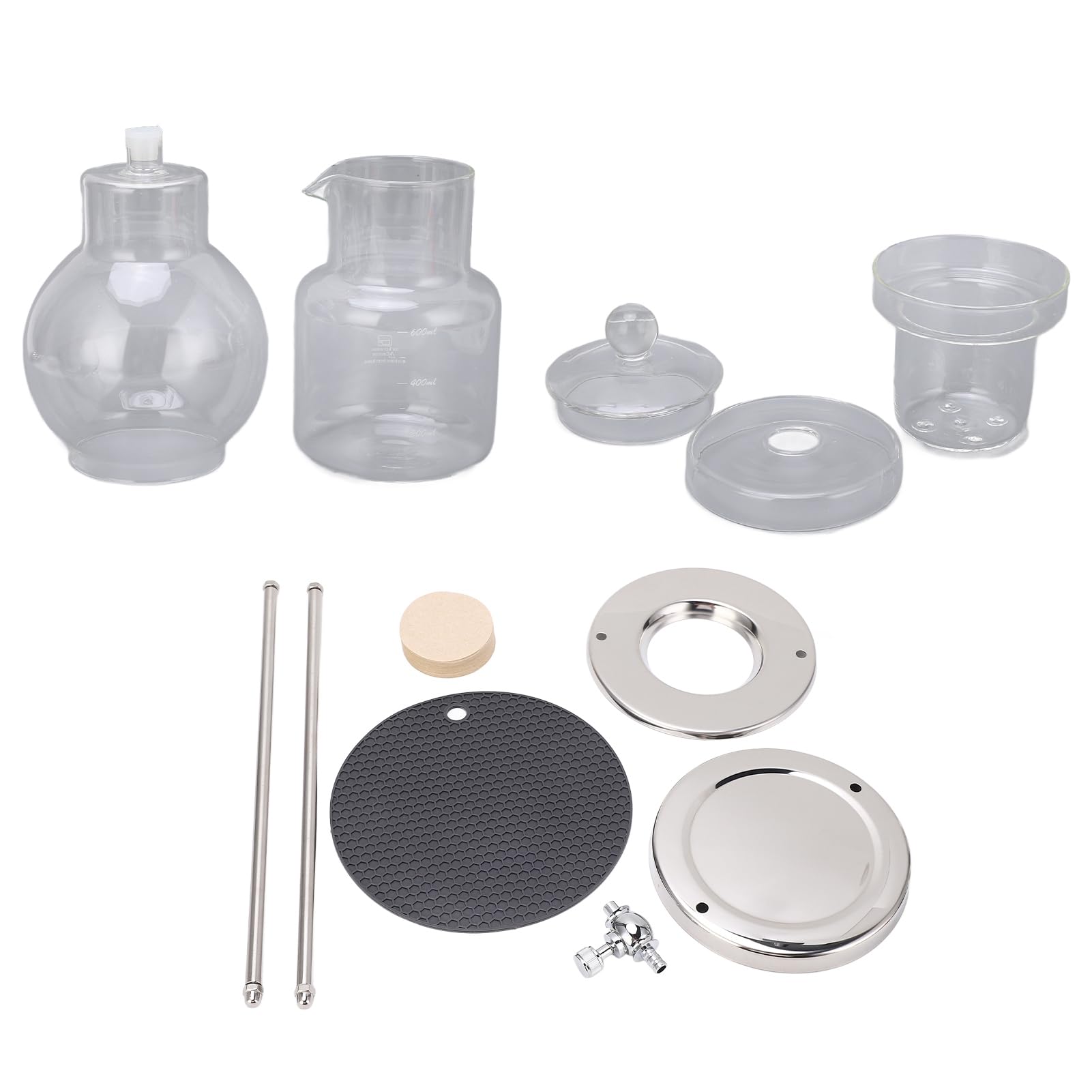 Ice Coffee Brew Tower, Cold Brew Drip Tower DIY Making 600ml Transparent Color Reusable for Kitchen