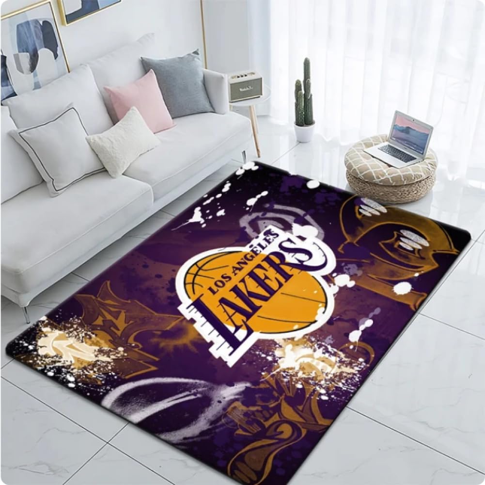 Tapis de basket NBA 100x160cm pour sol de salon et chambre