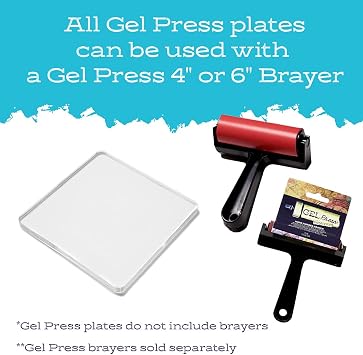 Gel Press Gel Plate 6X6