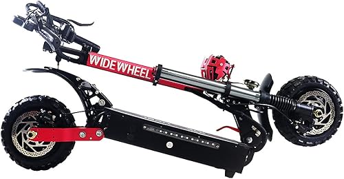 Miniatura 6 de WIDEWHEEL V7 Scooter eléctrico de alta velocidad para adultos, 5600 motor, batería de 60 V32 ah, neumáticos todoterreno de 11 pulgadas