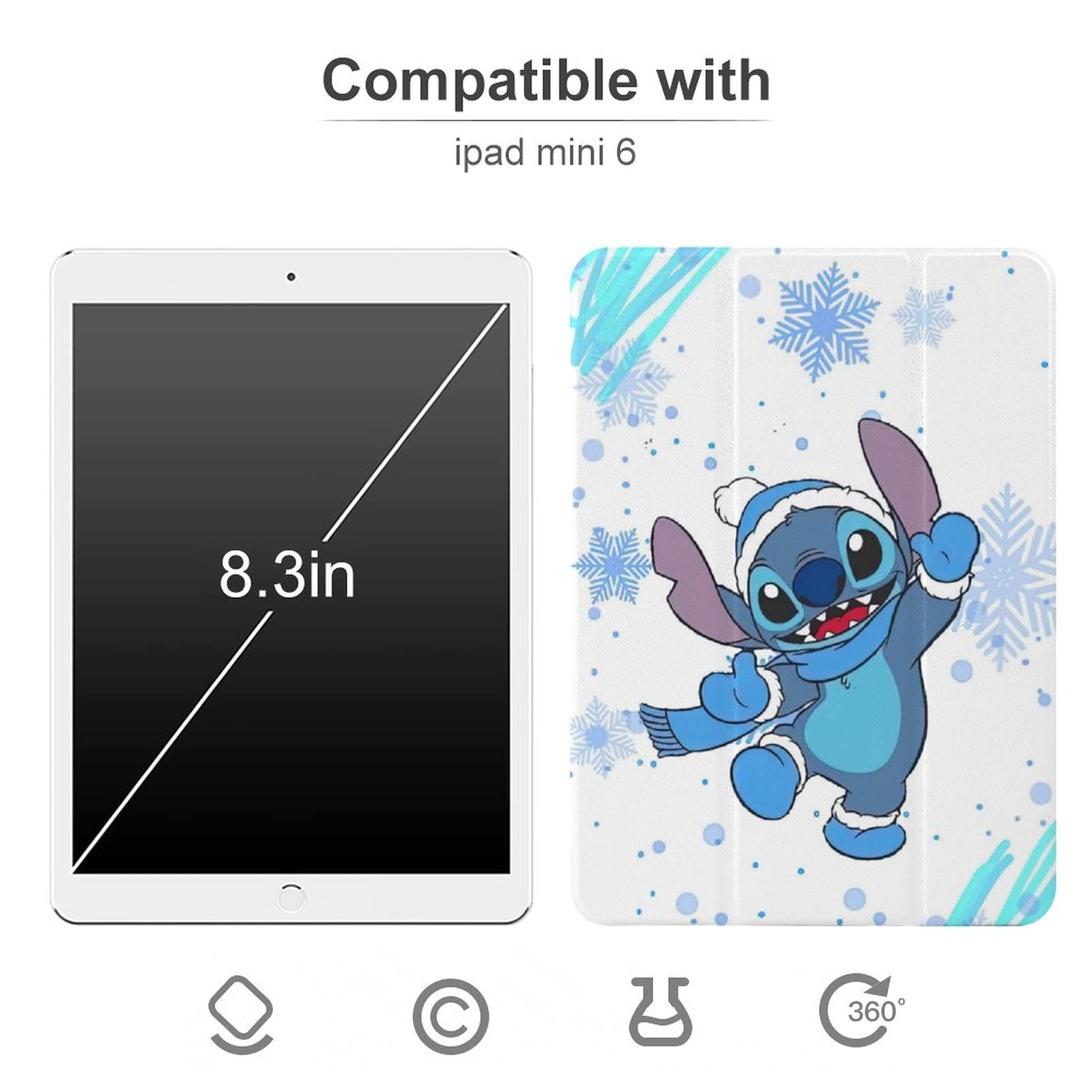 iPad mini 第6世代 64GB カバー付き Amazon.co.jp: スティッチ ipad ケース iPad Mini6 ケース 2021 新型