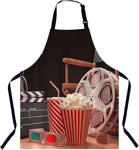 Delantal para Mujeres Hombres 004, Tema de película retro